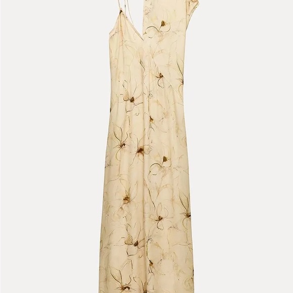 Zara • NWT Zara asymmetric maxi dress - Picture 2 of 4